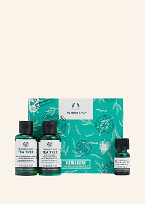 Clean & Gleam Tea Tree Skincare Geschenkset
