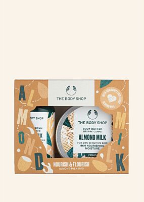 Coffret cadeau Nourish & Flourish Almond Milk Duo